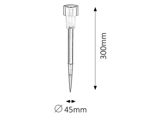 Záhradné svietidlo Rabalux 8366 solárne zapichovacie LED 1x0,1W IP44
